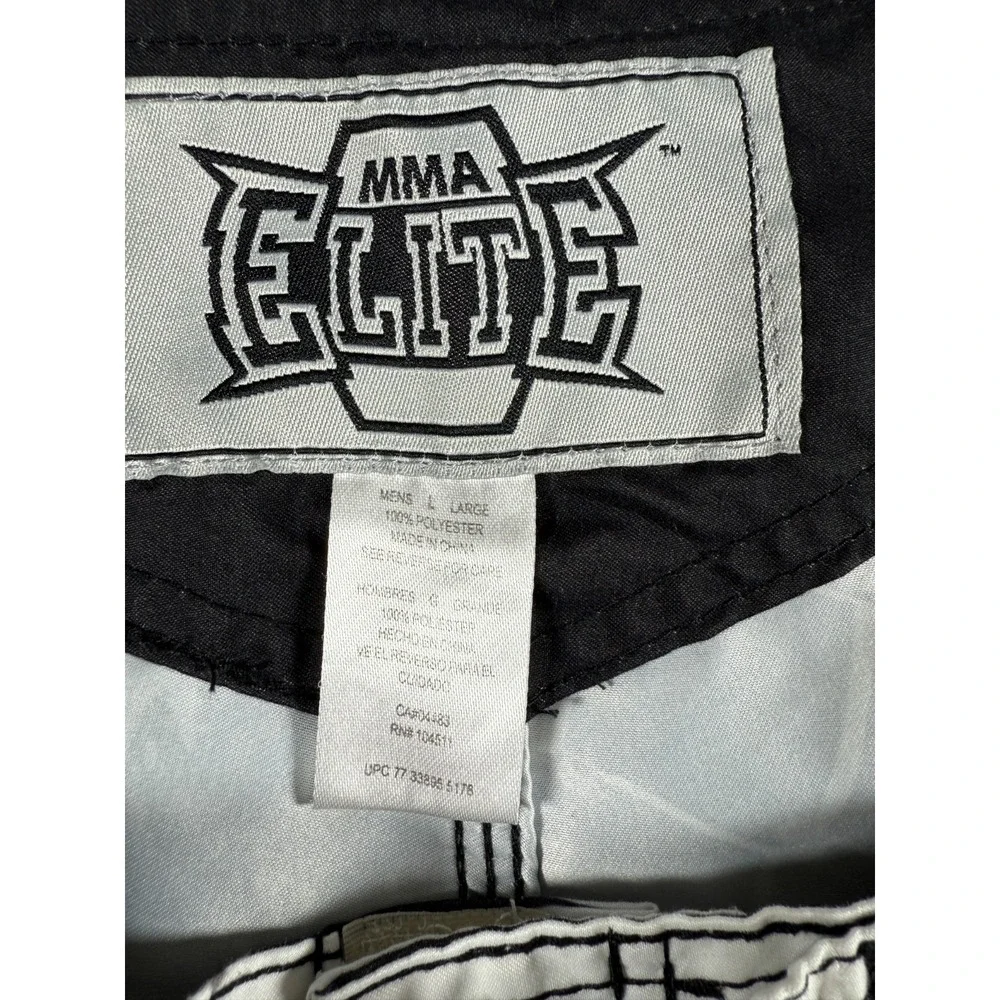 MMA Elite Shorts Mens Large MMA Training Samurai Fighting Graphic Swim Trunks